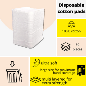 50 Ultra Soft Extra-Large Cotton Pads