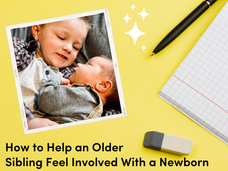 How to Help an Older Sibling Feel Involved With a Newborn