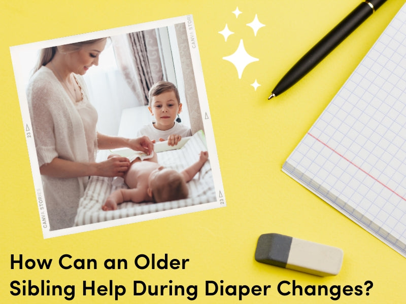 How Can an Older Sibling Help During Diaper Changes?