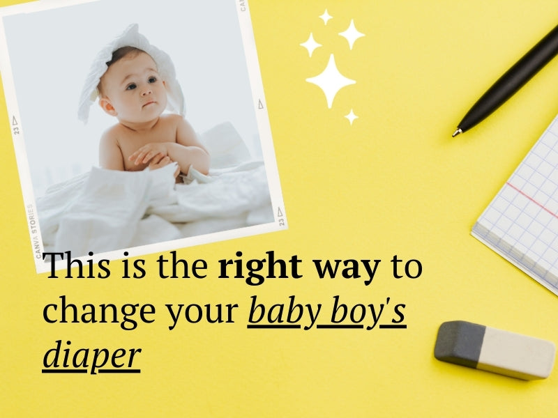 This is the right way to change your baby boy's diaper – La Petite Creme