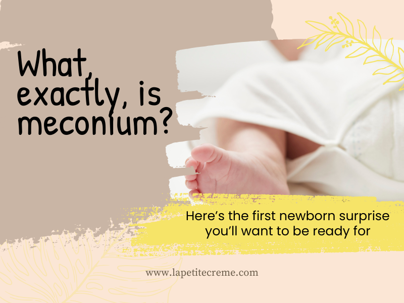 What exactly is meconium? – La Petite Creme