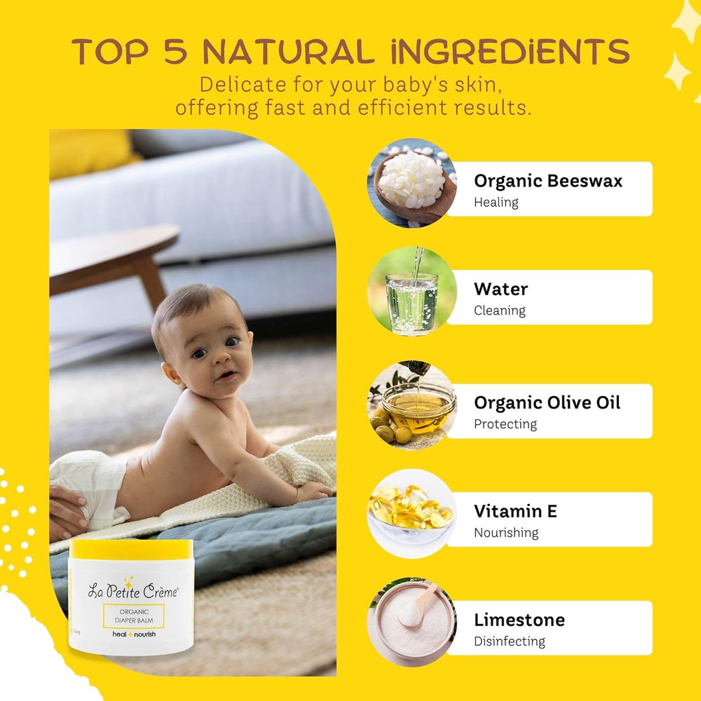 Organic Diaper Balm (3-pack)