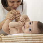 10 White Baby Washcloths