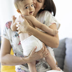 10 White Baby Washcloths