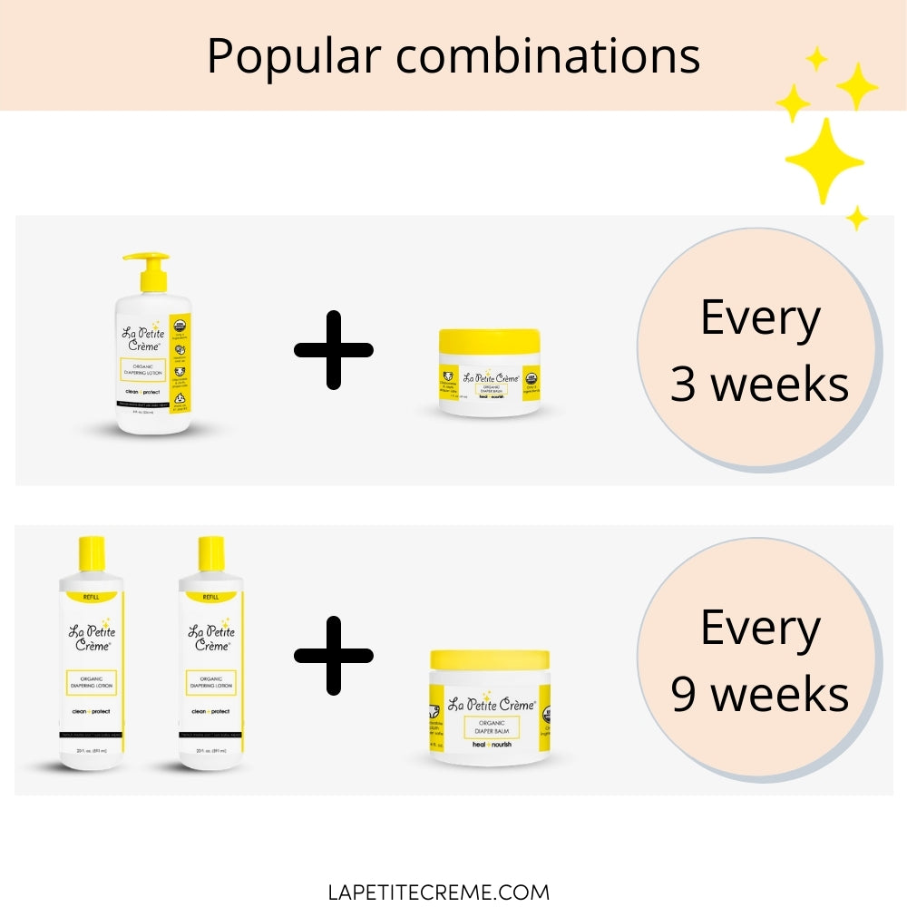 Subscription - ORGANIC French Diapering Lotion - 20 oz