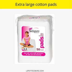 DESTALYA Baby Cotton Pads for Diaper Change - Large Cotton Squares for  Sensitive Skin - Disposable Cleansing Wipes - Soft Washcloths for Personal  Care, Makeup Removal (Organic Pads 360)