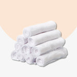white baby washcloths